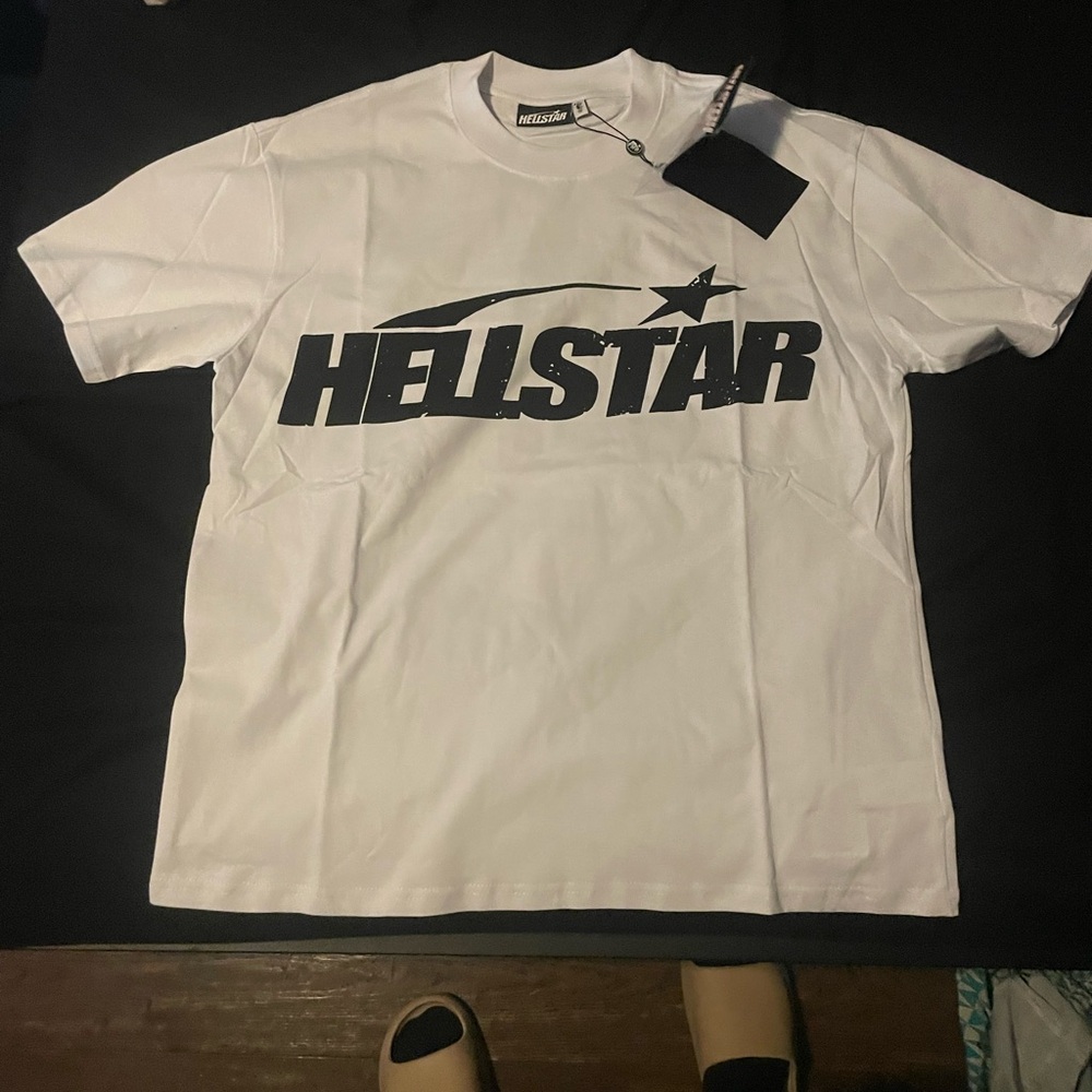 Hellstar White Graphic Tee